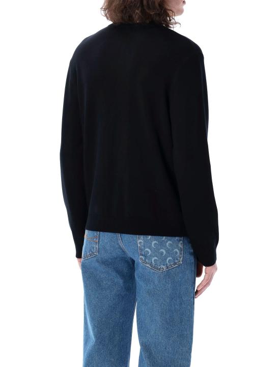 25SS 마린세르 스웨터 MTK004ACKNI0511 BK99 BLACK - MARINE SERRE