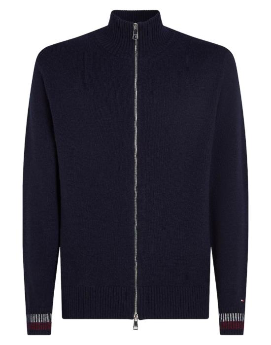 24FW 타미힐피거 집업 니트 MW0MW36533 DW5