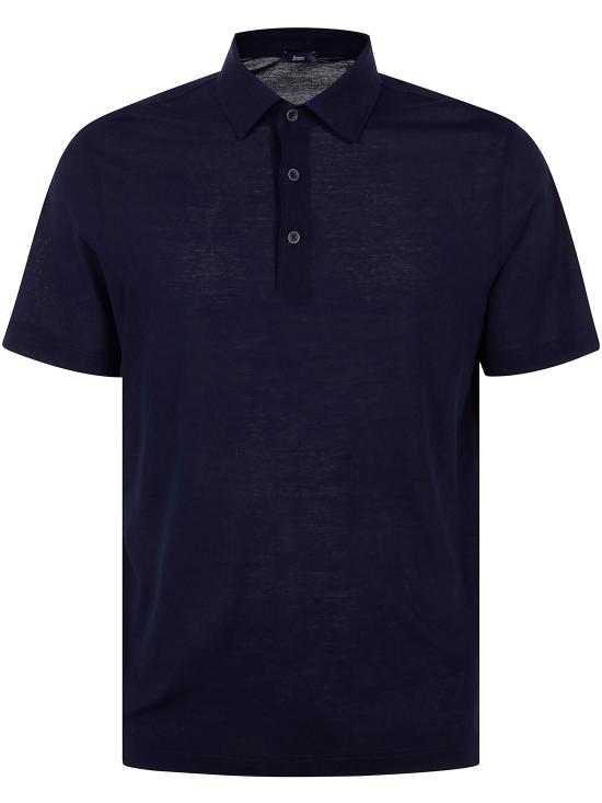 25SS 에르노 폴로 티셔츠 JPL00115U 52005 096 9200 BLUE - HERNO