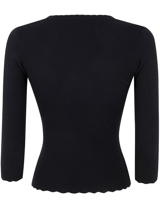 25SS 엘리자베타프랜치 스웨터 MK54S51E2 110 BLACK - ELISABETTA FRANCHI