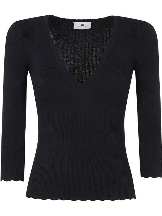 25SS 엘리자베타프랜치 스웨터 MK54S51E2 110 BLACK - ELISABETTA FRANCHI