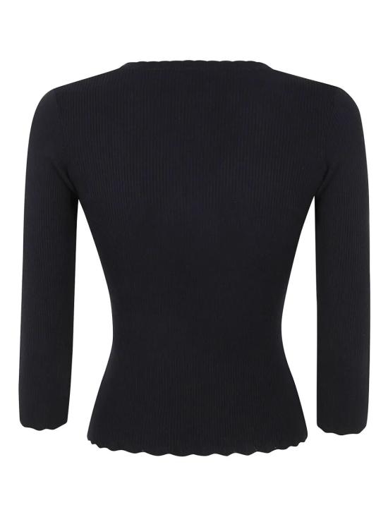 25SS 엘리자베타프랜치 스웨터 MK54S51E2 110 BLACK - ELISABETTA FRANCHI