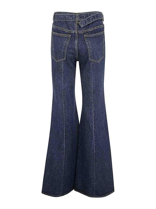  사카이 플레어 팬츠 2407290401 Dark Wash - SACAI