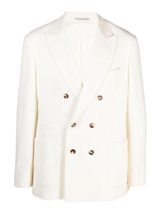  브루넬로 쿠치넬리 수트 자켓 MY4087BBDCFD73 White