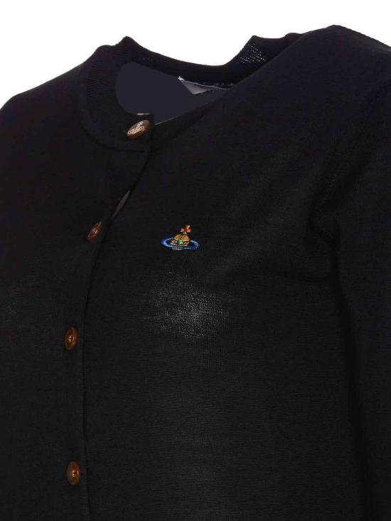 26SS 비비안웨스트우드 BEA 베아 니트 가디건 1803002PY001AN402 Black - VIVIENNE WESTWOOD