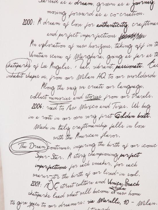 25SS 골든구스 긴팔 티셔츠 GWP01223 P001894 11421 11421 HERITAGE WHITE BLACK - GOLDEN GOOSE