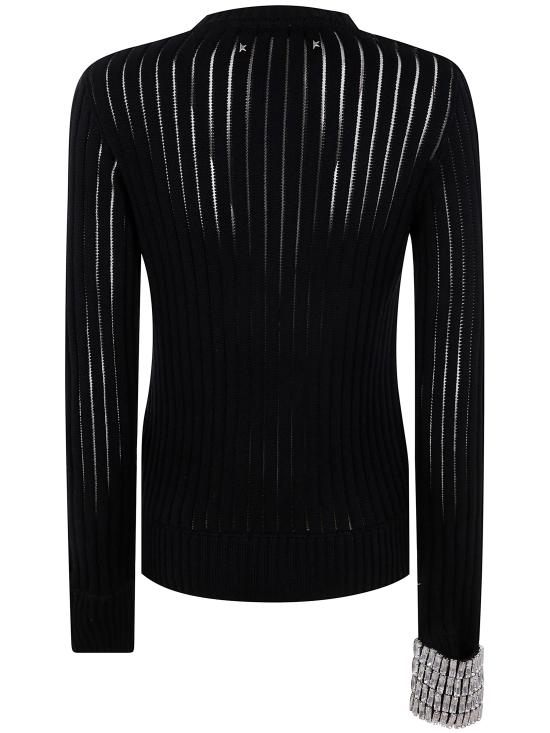 25SS 골든구스 스웨터 GWP02140 P001835 90100 90100 BLACK - GOLDEN GOOSE