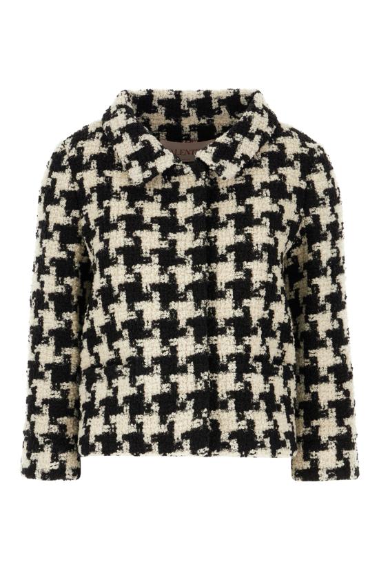 25SS 발렌티노 가라바니 코트 6B3CE3Y190P 0AN NERO BIANCO