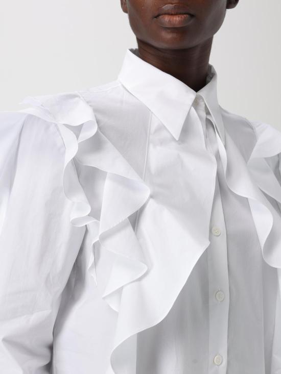 25FW 알베르타 페레티 셔츠 02231626 0001 White - ALBERTA FERRETTI