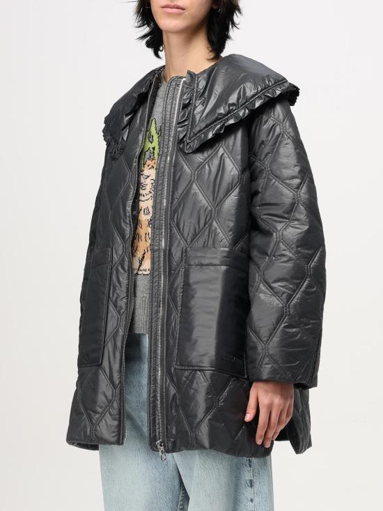 25SS 가니 자켓 W0170 052 Black - GANNI