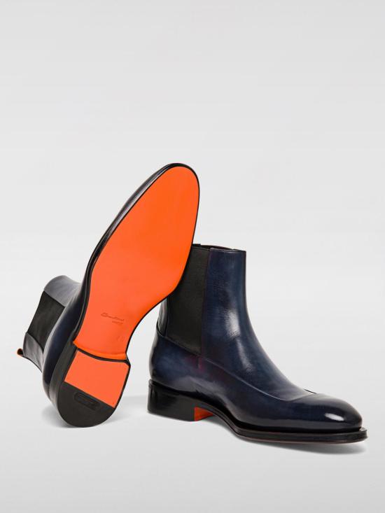 24FW 산토니 부츠 MCCR18238MC8HFUL U86 Blue - SANTONI