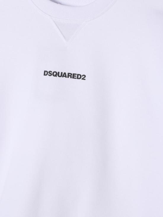 25FW [키즈] 디스퀘어드2 풀오버 DQ2739D0094 DQ100 White - DSQUARED2