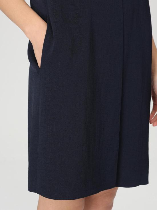 25SS 엠포리오 아르마니 롱 원피스 EW000984TE12254 OB003 Blue - EMPORIO ARMANI