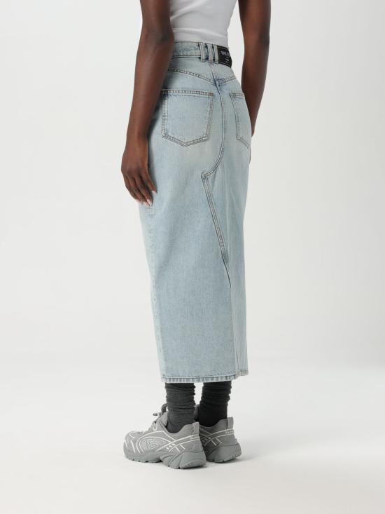 25FW 발망 스커트 EF1LD460DF23 6FC Blue - BALMAIN