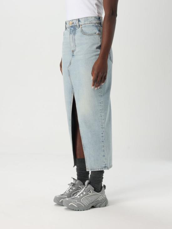 25FW 발망 스커트 EF1LD460DF23 6FC Blue - BALMAIN