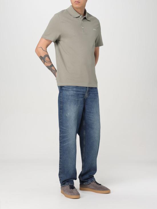 25SS 아페쎄 폴로 티셔츠 COGWZH26342 KAE Green - A.P.C.