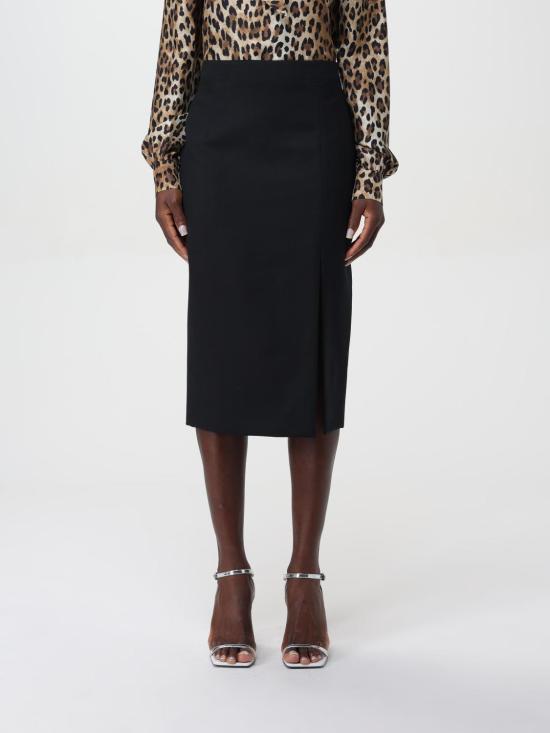 24FW 모스키노 스커트 01115519 0555 Black