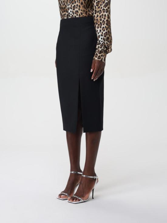 24FW 모스키노 스커트 01115519 0555 Black - MOSCHINO