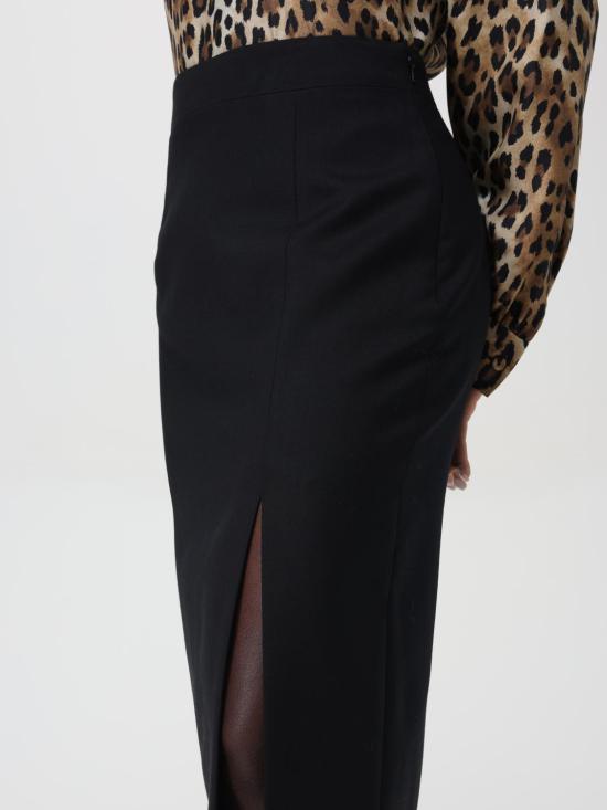 24FW 모스키노 스커트 01115519 0555 Black - MOSCHINO