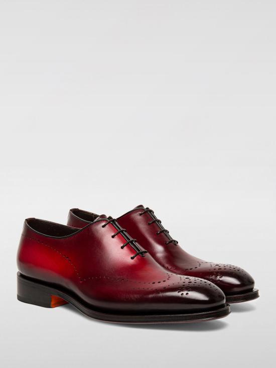 25SS 산토니 로퍼 MCCR18542MC8HFUL R84 Red - SANTONI
