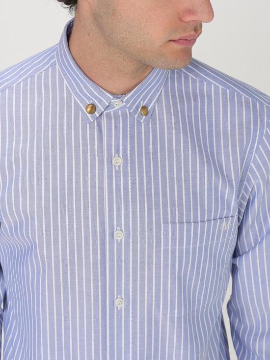 25FW 발렌티노 가라바니 긴팔 셔츠 6V3ABP85AL0 PG8 Blue - VALENTINO GARAVANI