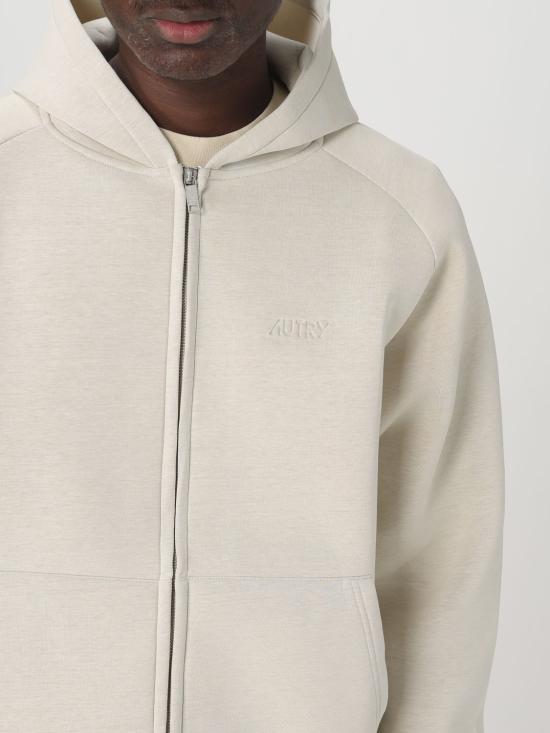 25FW 오트리 후드 티셔츠 JAPX33RS Cream - AUTRY