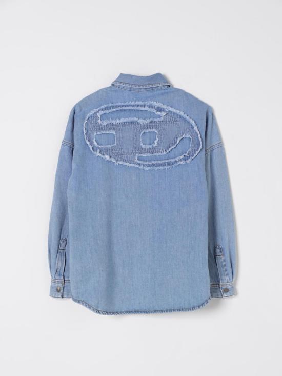 25FW [키즈] 디젤 셔츠 J02307KXBNK K01 Denim - DIESEL