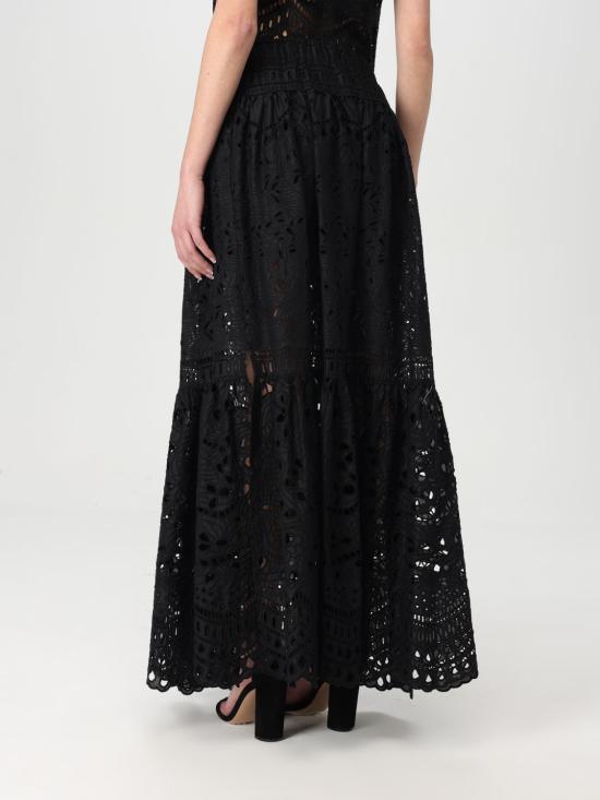 25SS 에르마노 설비노 스커트 D464O600RXT 95708 Black - ERMANNO SCERVINO