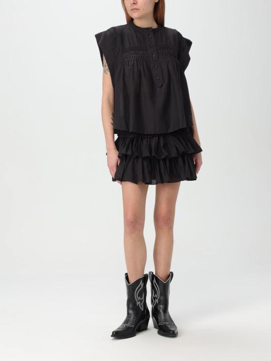 25SS 이자벨마랑에뚜왈 숏 스커트 JU0022FCB3J04E 01BK Black - ISABEL MARANT ETOILE