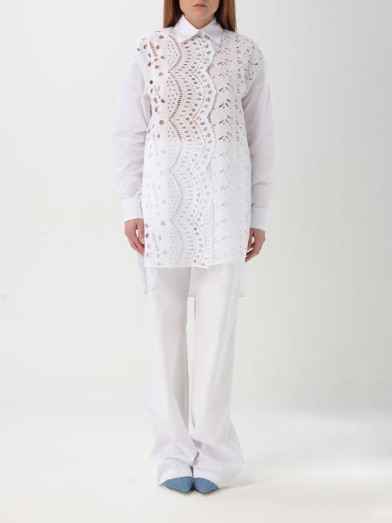 25SS 에르마노 설비노 블라우스 D464K613 RXT 10601 White