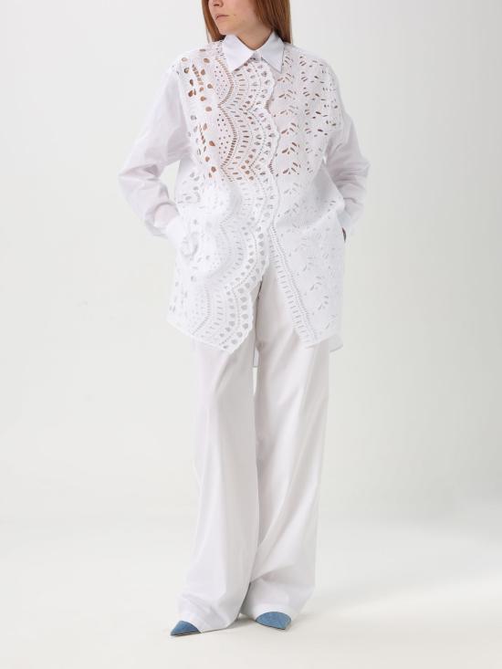 25SS 에르마노 설비노 블라우스 D464K613 RXT 10601 White - ERMANNO SCERVINO