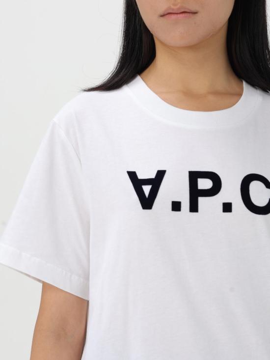 25FW 아페쎄 반팔 티셔츠 COHBMM26384 TAE White - A.P.C.