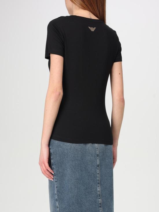 25SS 엠포리오 아르마니 반팔 티셔츠 8NTT67TJDQZ 1200 Black - EMPORIO ARMANI