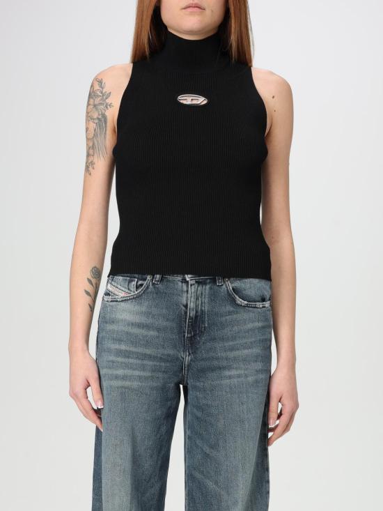 25FW 디젤 민소매 티셔츠 A130200DLAX 9XX Black