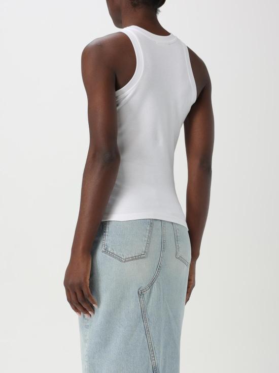 25FW 발망 민소매 티셔츠 DF1EB045BC49 GAD White - BALMAIN