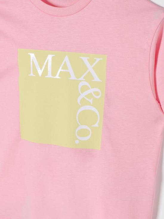 26SS [키즈] 막스앤코 티셔츠 MX0005MX057 MX30A Pink - MAX & CO.