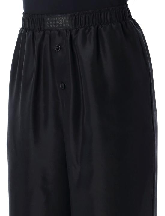 25SS MM6 메종마르지엘라 스트레이트 팬츠 S52KA0529M35244 900 BLACK - MM6 MAISON MARGIELA