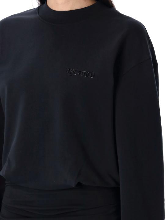 25SS 디 아티코 숏 원피스 25P250WCA00393JJF006 100 BLACK - THE ATTICO