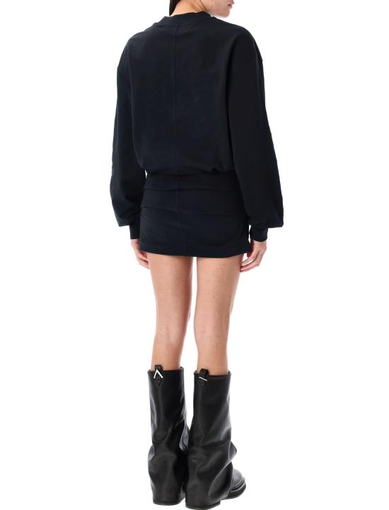 25SS 디 아티코 숏 원피스 25P250WCA00393JJF006 100 BLACK - THE ATTICO