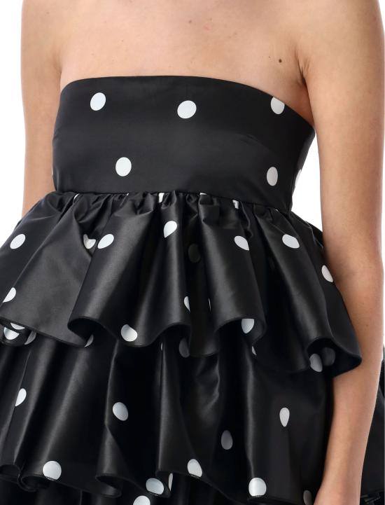 25SS 로테이트 바이 크리스텐슨 숏 원피스 25P1139 1000 BLACK - ROTATE BY BIRGERCHRISTENSEN