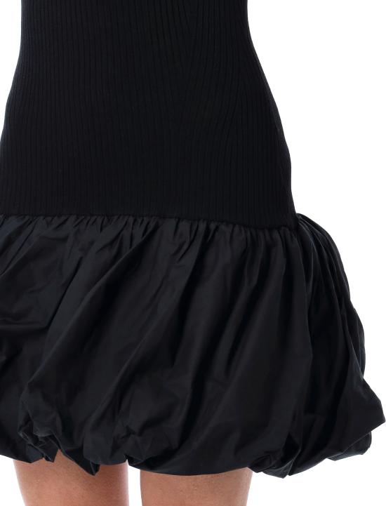 25SS 로테이트 바이 크리스텐슨 숏 원피스 25P11362 100 BLACK - ROTATE BY BIRGERCHRISTENSEN