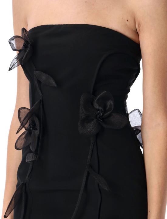 25SS 로테이트 바이 크리스텐슨 숏 원피스 25P11359 100 BLACK - ROTATE BY BIRGERCHRISTENSEN