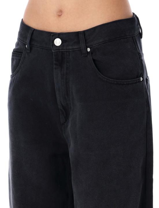 25SS 이자벨마랑에뚜왈 스트레이트 팬츠 PA0273FCB1H07I 02FK FADED BLACK - ISABEL MARANT ETOILE