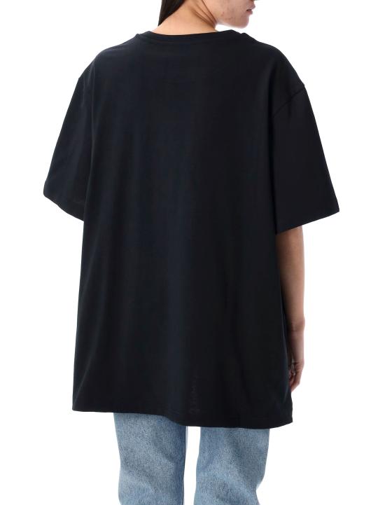 25SS 디 아티코 반팔 티셔츠 250WCT00350JJJ025 100 BLACK - THE ATTICO