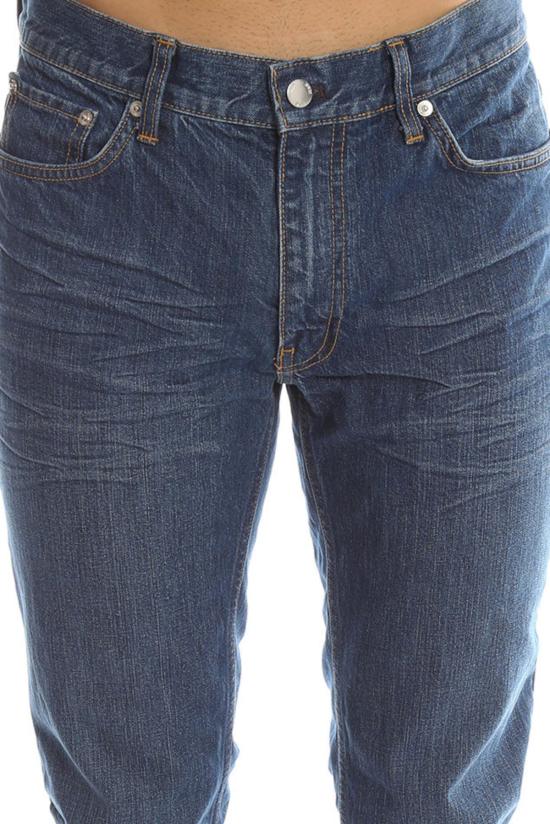  블랙 데님 데님 팬츠 블랙 디앤엠 그랜드 슬림 데님 블루 - BLACK DENIM