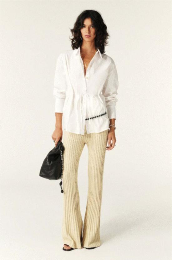  바쉬 스트레이트 팬츠 바앤쉬 저스톤 팬츠 베이지