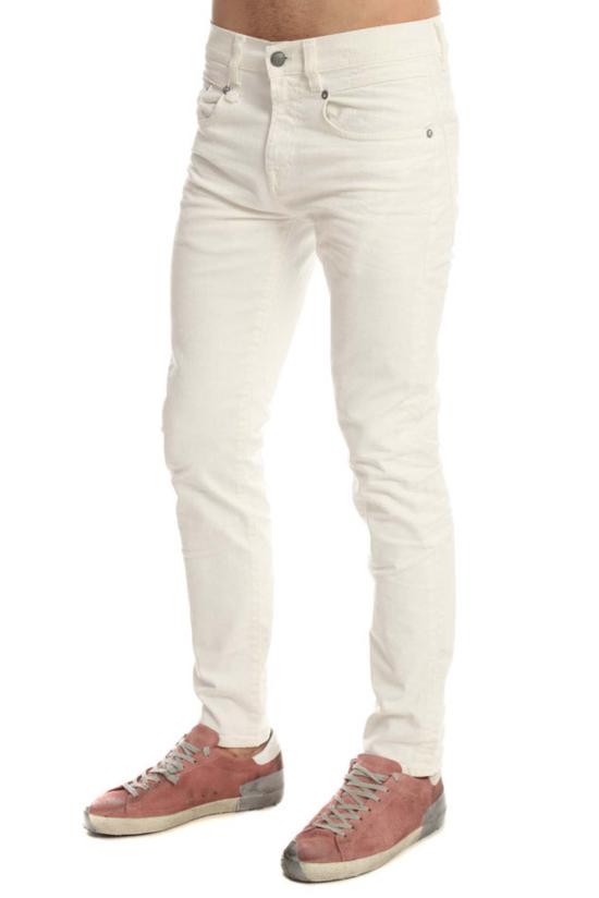  알13 스트레이트 팬츠 R13 소년 진 워렌 화이트 - R13