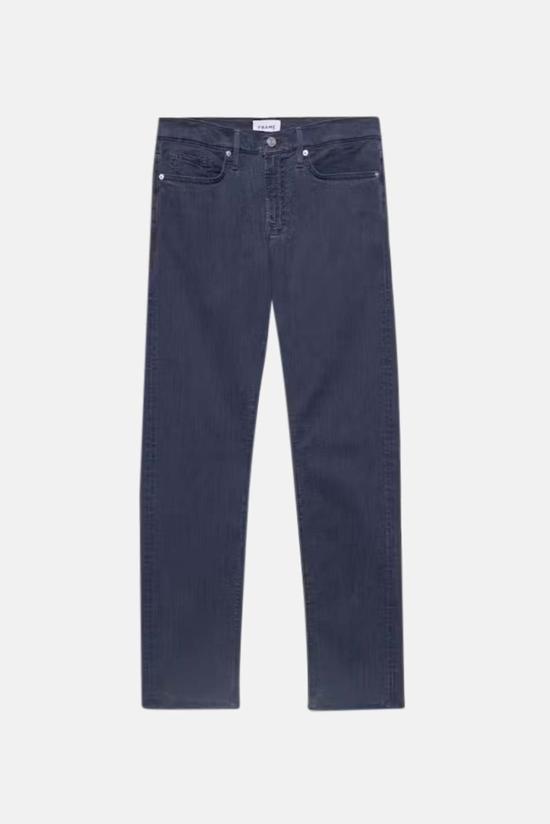  프레임 데님 팬츠 데님 L 옴 슬림 브러시드 트윌 진 다크 데님