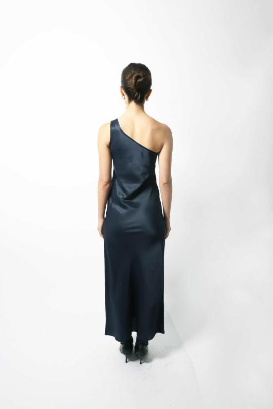  베이스레인지 롱 원피스 베이스렌지 디딘 드레스 블루 - BASERANGE