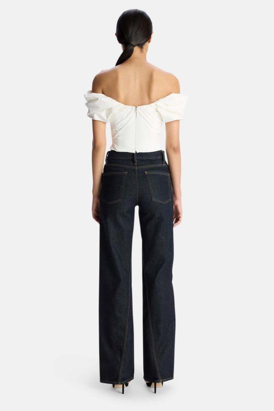  에이엘씨 블라우스 알크 노라 탑 화이트 - A.L.C.